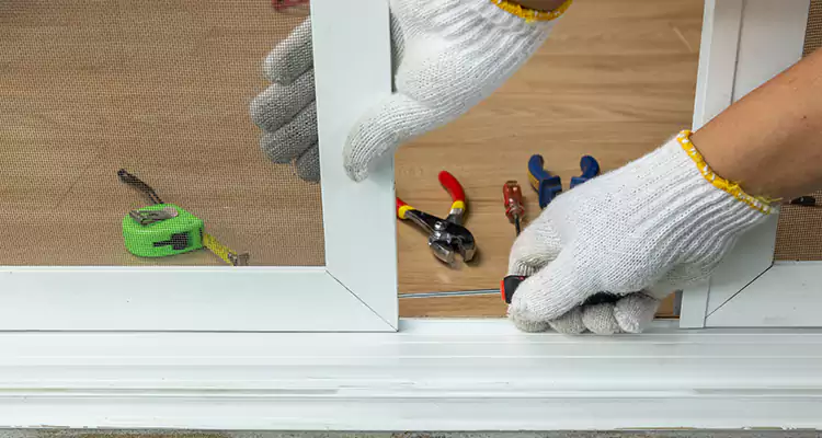 Sliding Glass Door Off Rails Repair in Altamonte Springs, FL